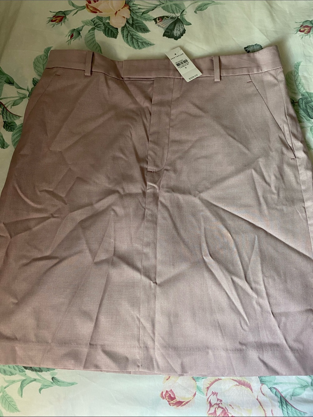 Ann Taylor Mauve Pencil Skirt